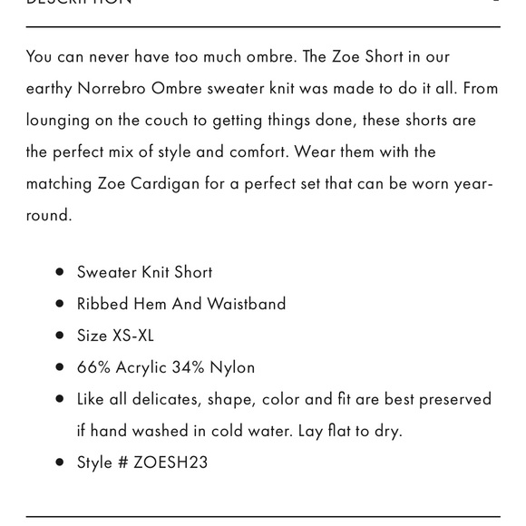 L SPACE -ZOE SHORT-NOREBBRO OMBRÉ - Picture 6 of 6